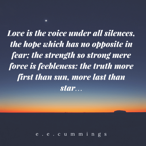 Quote with a single star and last sun rays