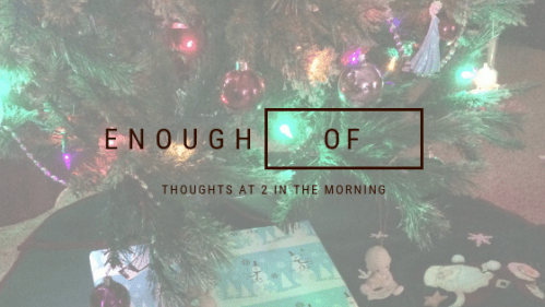 Christmas tree with title