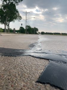 Road with tar